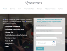 Tablet Screenshot of enevasys.com